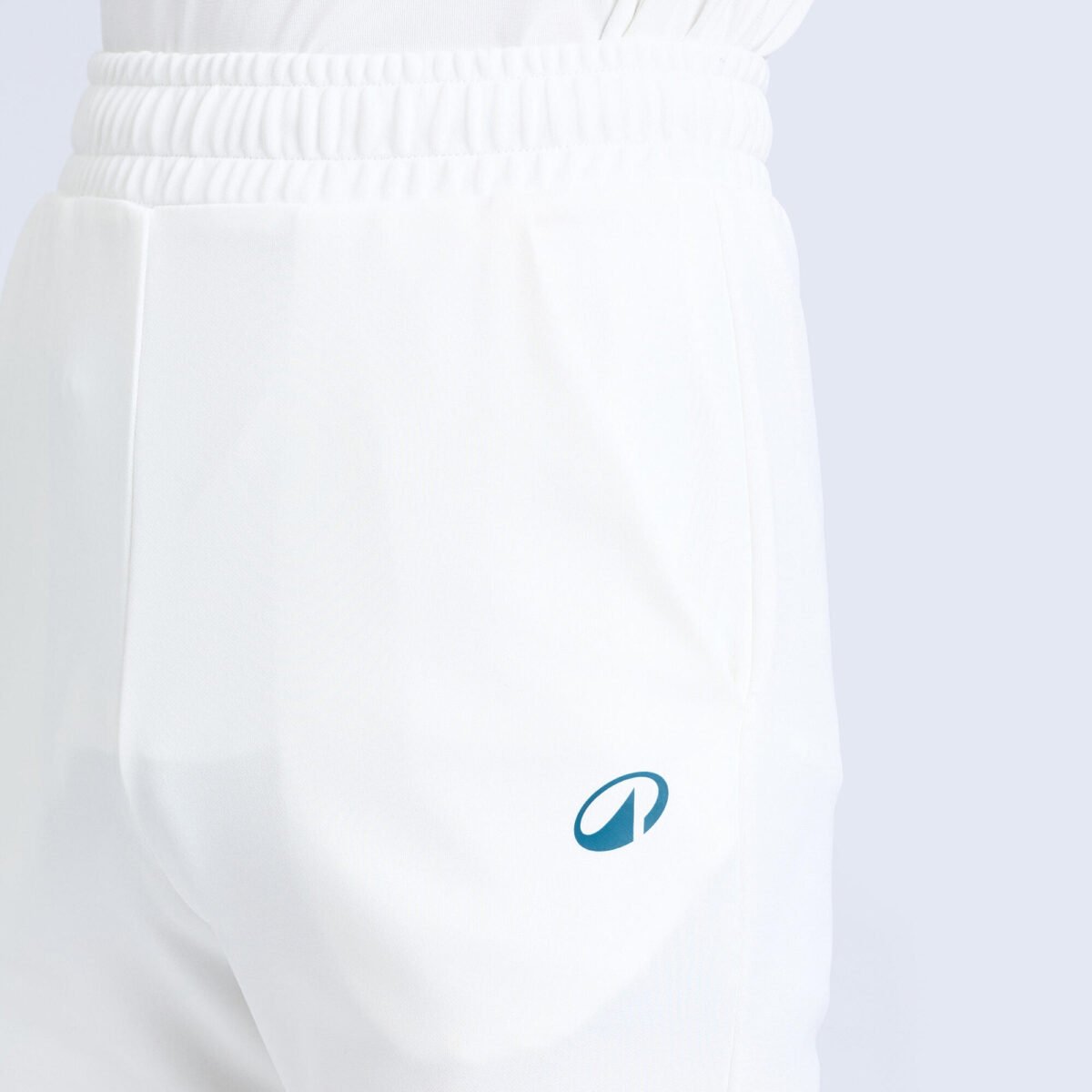 Kids Cricket Trousers Comfortable & Stretchable CTS100 - White - Image 3