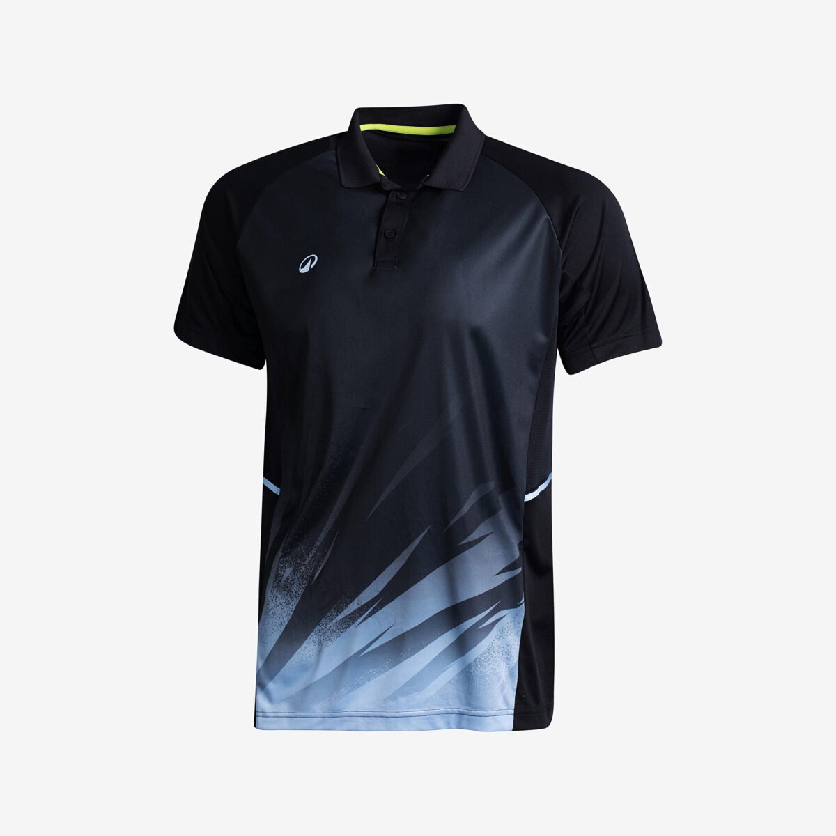 Men Cricket Short Sleeved Polo Tshirt CP500 - Black - Image 4