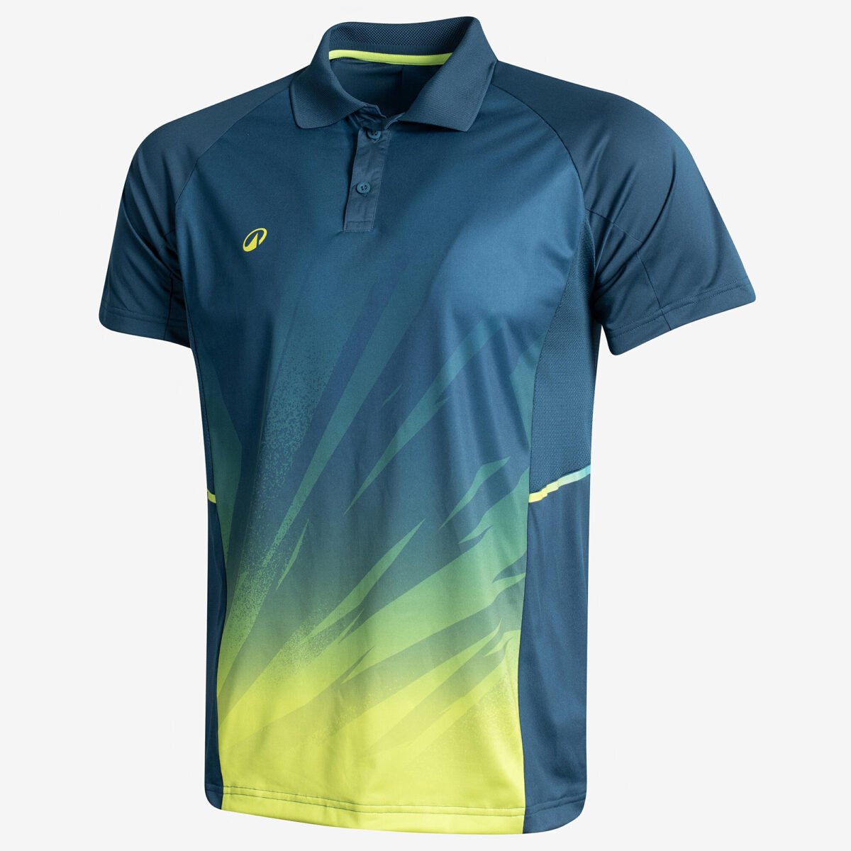 Men's Cricket Polo CP 500 Turquoise Short Sleeve - Image 5