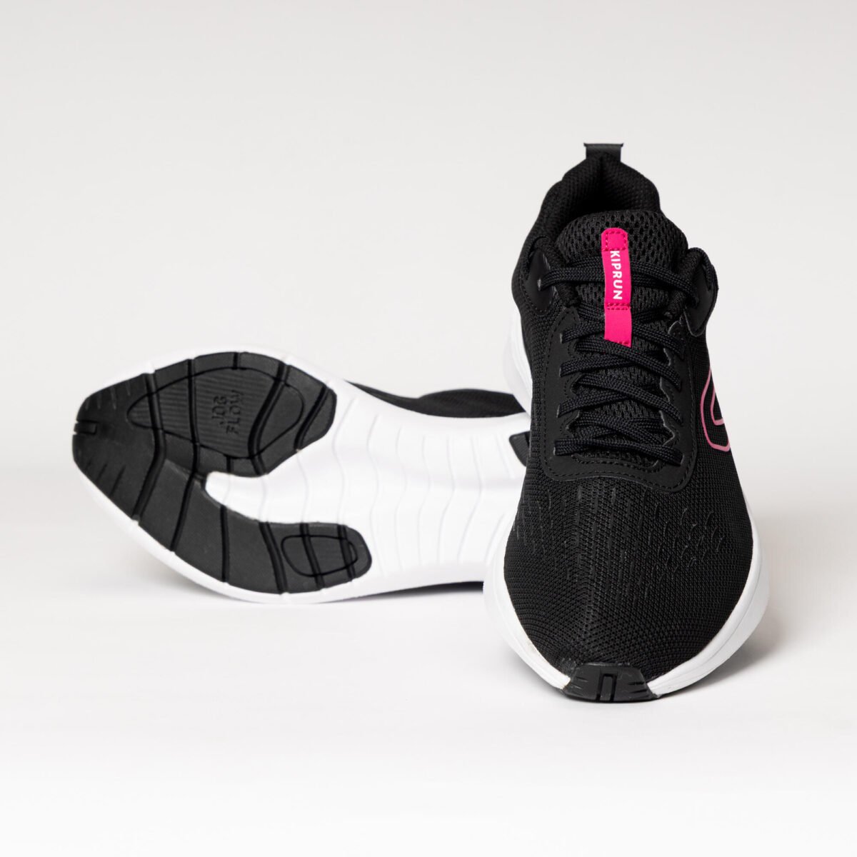 Women Running Shoes Lightweight, Cushioned, Upto 10km/week, Jogflow 100.1 -Black - Image 3